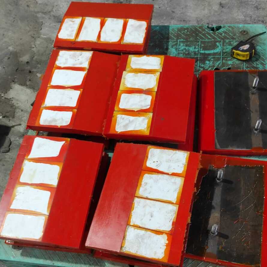 Fabricación de placas en poliuretano cerámico